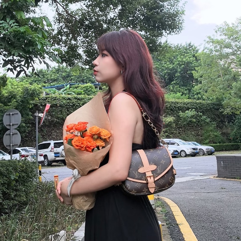 LV Saumur BB 雙子星🤎兩用郵差包-大全配⭐️-12