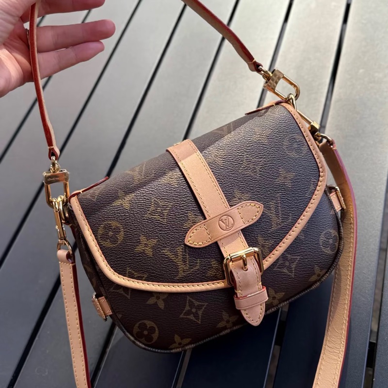 LV Saumur BB 雙子星🤎兩用郵差包-大全配⭐️-3