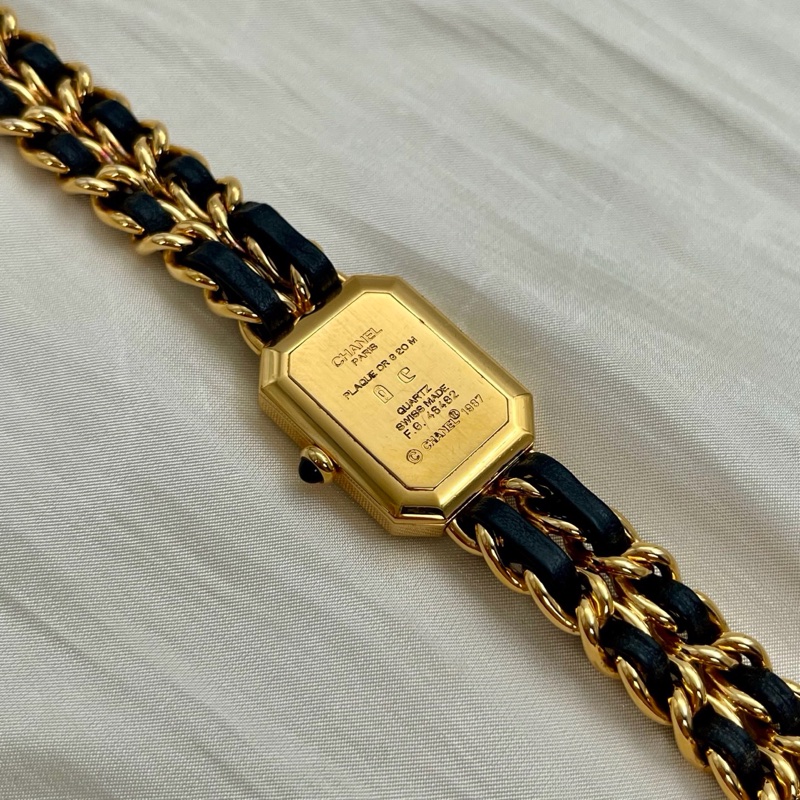 Chanel 香奈兒方糖錶 L號-4