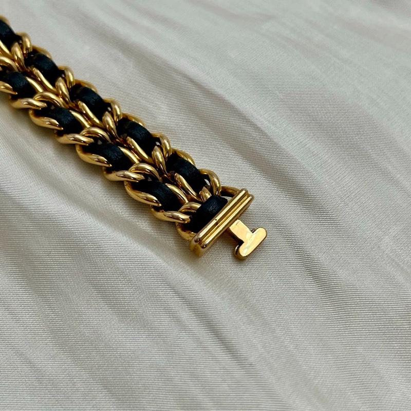 Chanel 香奈兒方糖錶 L號-5