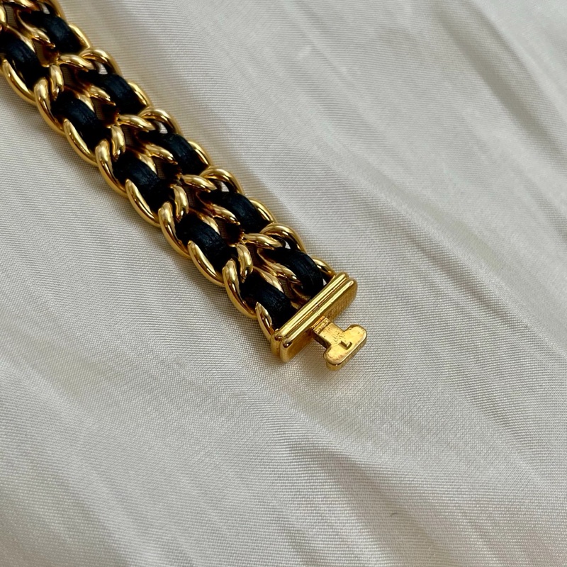 Chanel 香奈兒方糖錶 L號-6