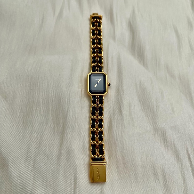 Chanel 香奈兒方糖錶 L號-9