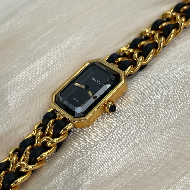 Chanel 香奈兒方糖錶 L號-4