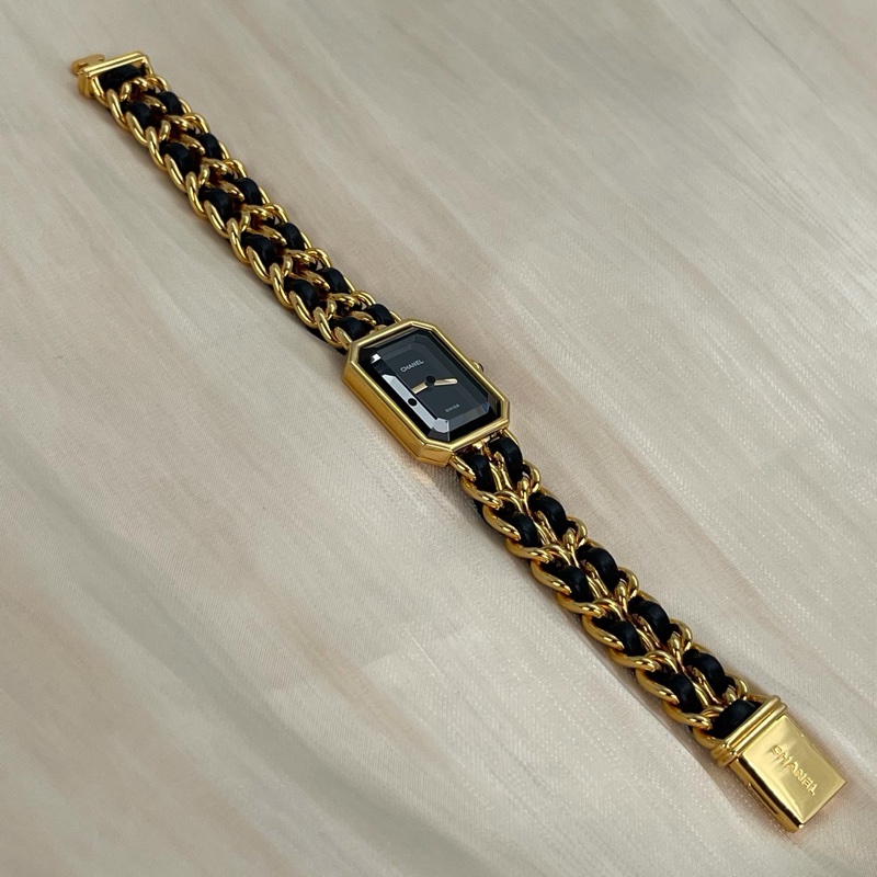 Chanel 香奈兒方糖錶 L號-6