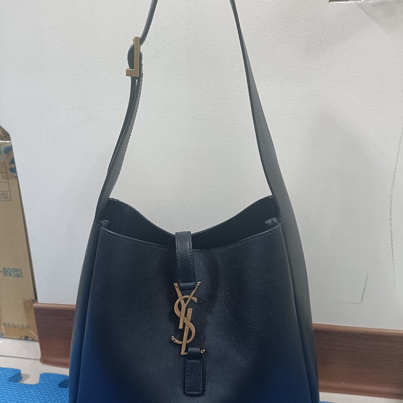 #YSL LE 5À 7皮革小型HOBO款-5