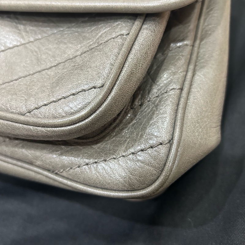 YSL niki 大象灰🐘 新款D扣 衍縫包（中）-2