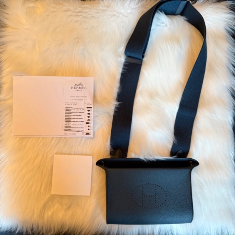 Hermes 愛馬仕 Videpoches W刻 普魯士藍-1