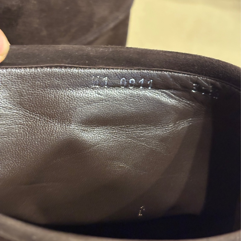 Dior可可色長靴-6