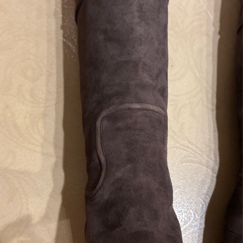 Dior可可色長靴-9