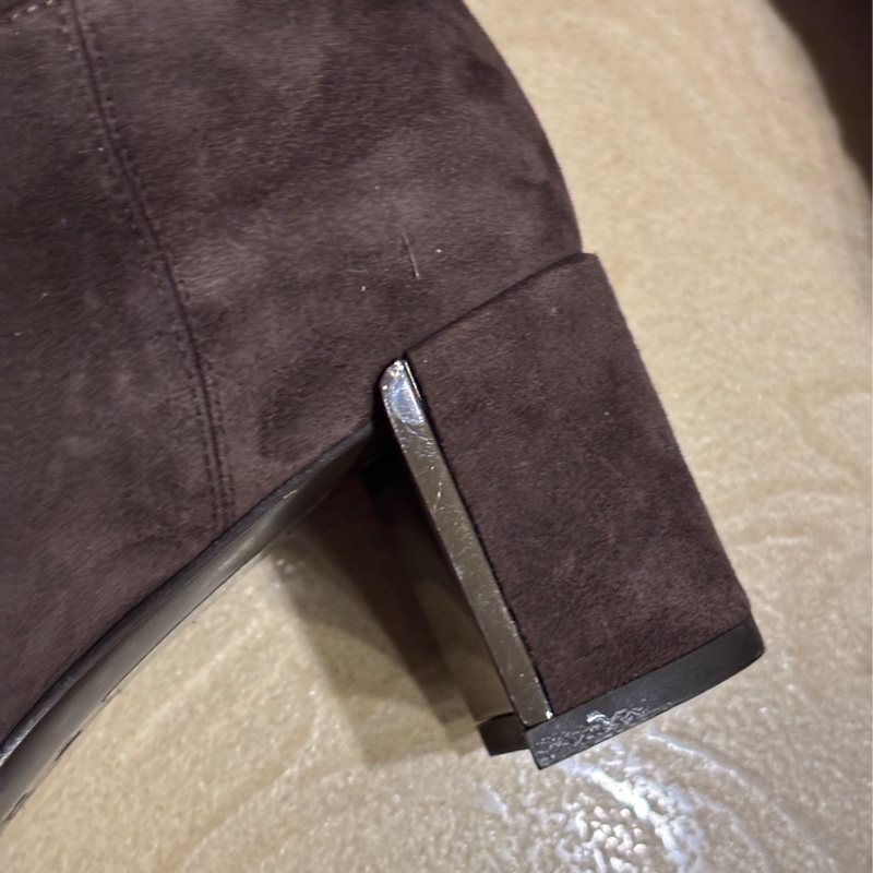 Dior可可色長靴-13