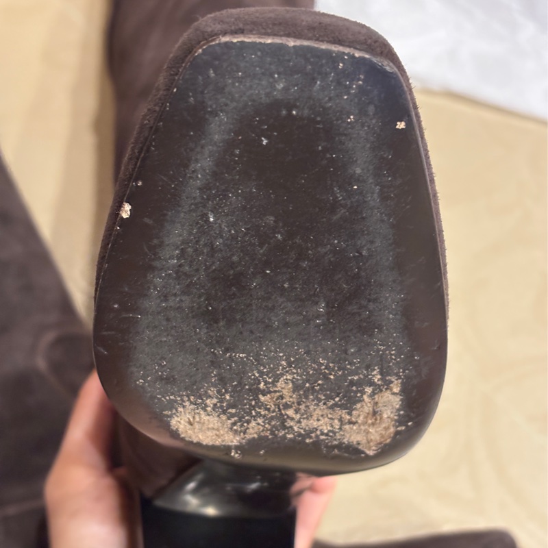 Dior可可色長靴-14