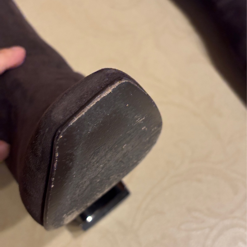 Dior可可色長靴-23