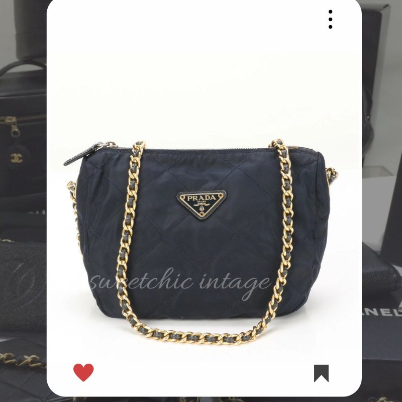 ✨ Prada 降落傘小包包 PRADA包 PRADA  海軍藍降落傘包  PRADA 中古包 🎄聖誕優惠🔥-0