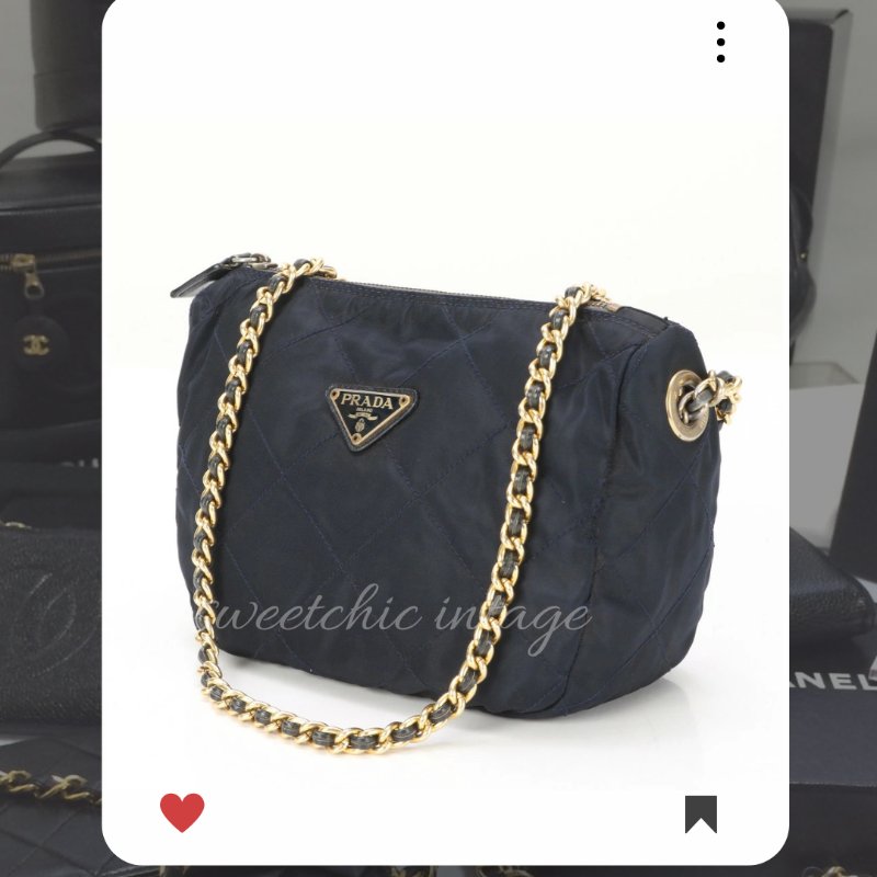 ✨ Prada 降落傘小包包 PRADA包 PRADA  海軍藍降落傘包  PRADA 中古包 🎄聖誕優惠🔥-2