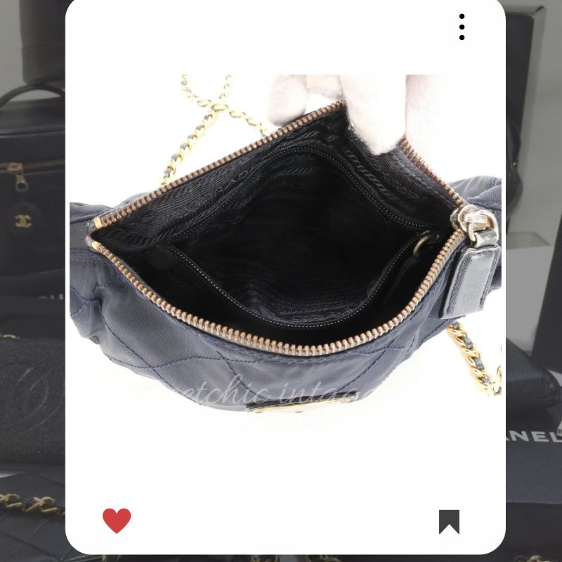 ✨ Prada 降落傘小包包 PRADA包 PRADA  海軍藍降落傘包  PRADA 中古包 🎄聖誕優惠🔥-8