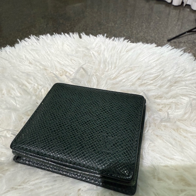 LV 深墨綠牛皮零錢袋-25