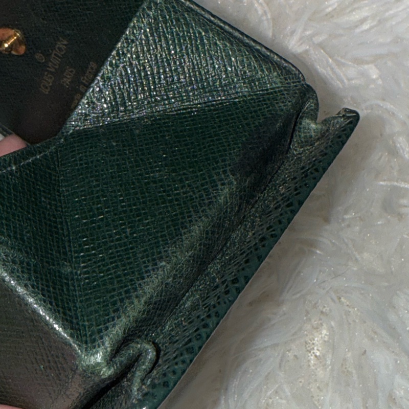 LV 深墨綠牛皮零錢袋-27