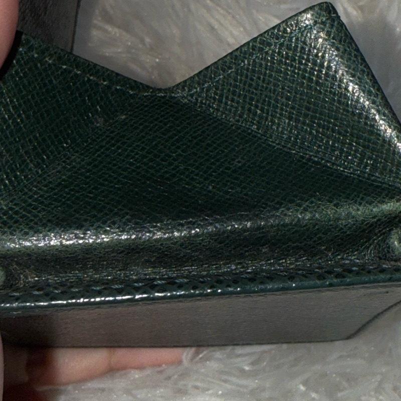 LV 深墨綠牛皮零錢袋-30