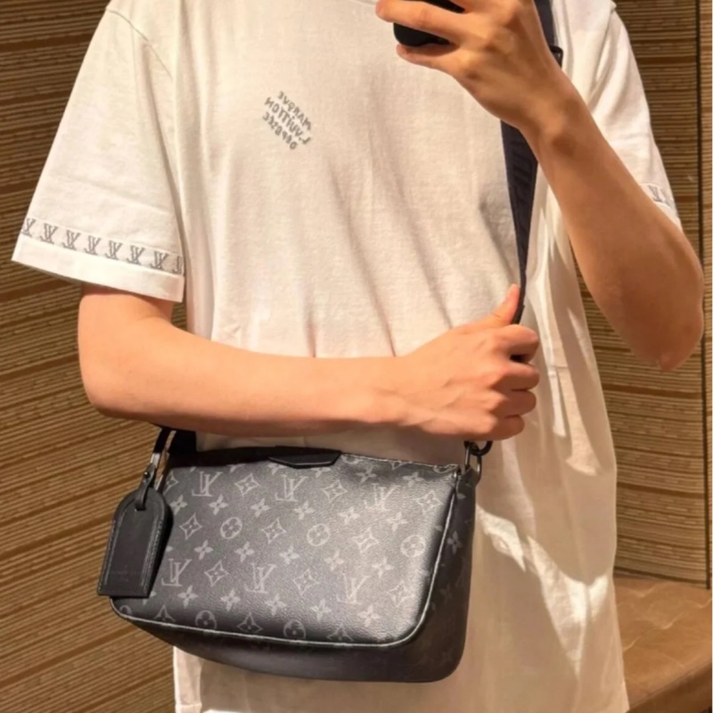 新款Lv黑老花麻將包（台灣專櫃購入、配件完整齊全❗️)-2