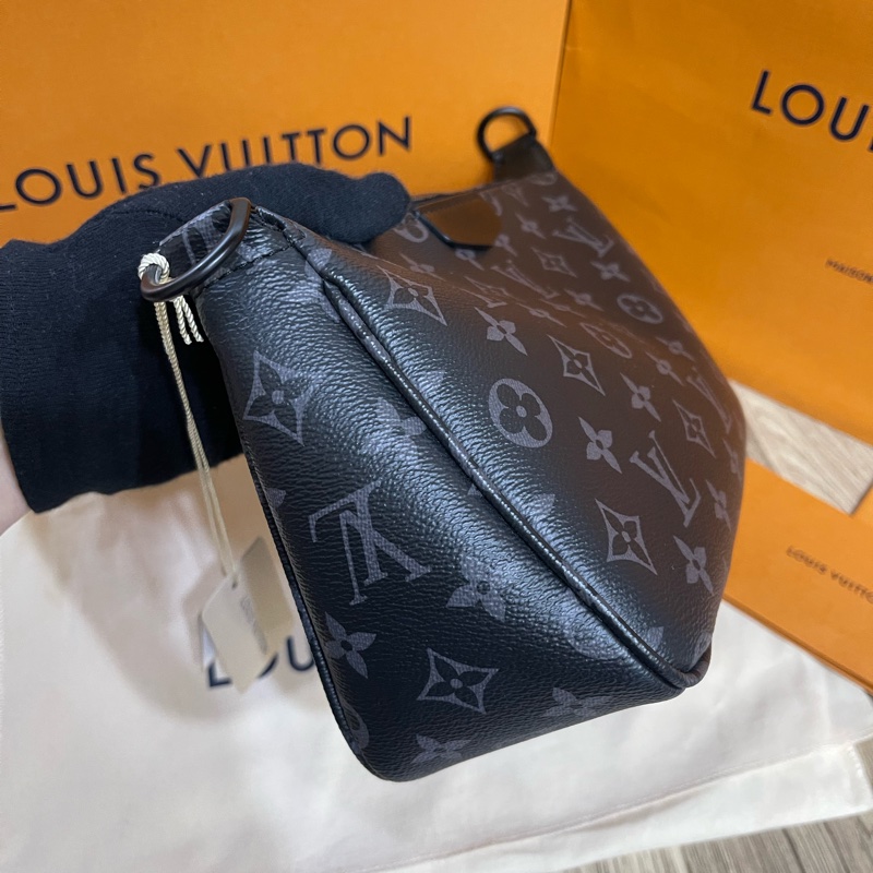 新款Lv黑老花麻將包（台灣專櫃購入、配件完整齊全❗️)-13