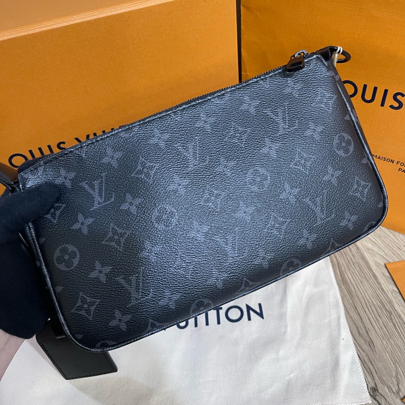 新款Lv黑老花麻將包（台灣專櫃購入、配件完整齊全❗️)-17