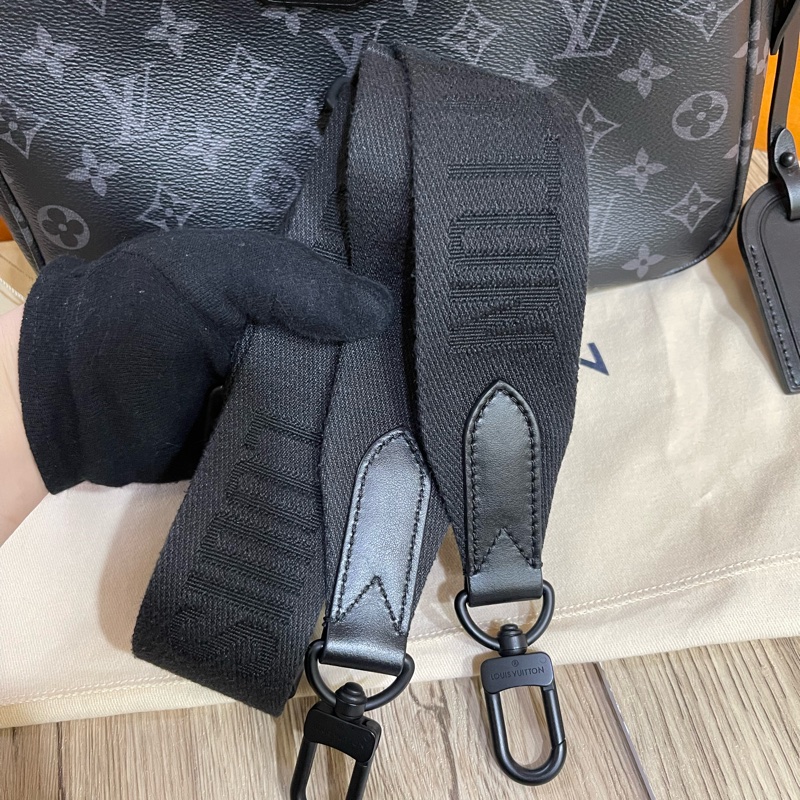 新款Lv黑老花麻將包（台灣專櫃購入、配件完整齊全❗️)-19