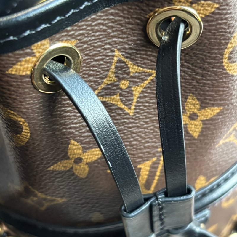 ::LOUIS VUITTON:: LV M83480 Canoé 黑邊圓筒兩用手提斜背水桶包-6