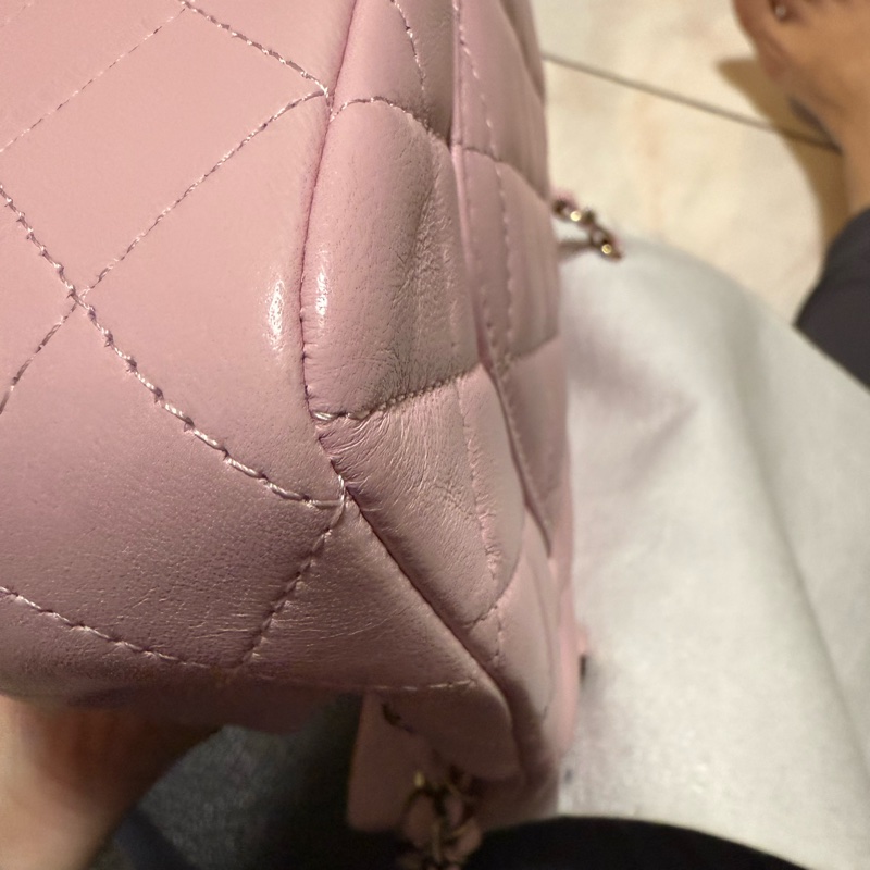 Chanel CF20 櫻花粉金 晶片款 full set-5