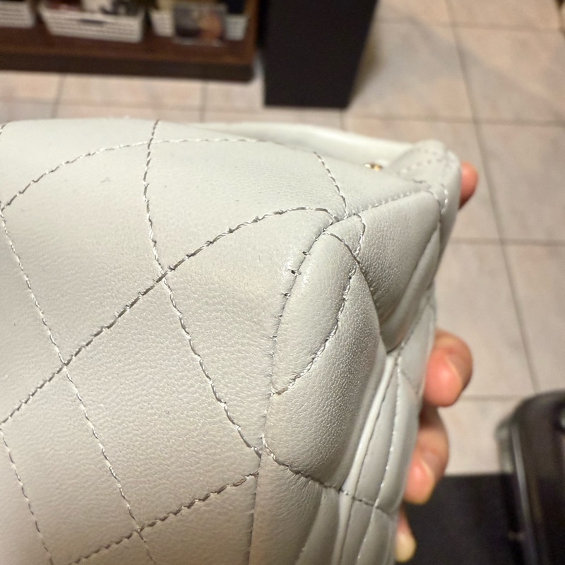 Chanel CF20 氣質灰金 晶片款-9