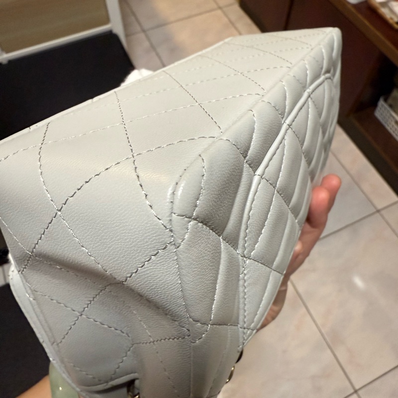 Chanel CF20 氣質灰金 晶片款-11