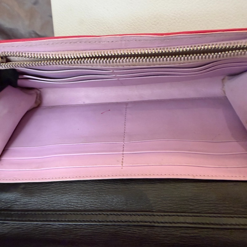 「JL精品代購」Dior 桃紅色 lady Dior 小羊皮 黛妃菱格鏈條woc （有原品牌盒子）-17