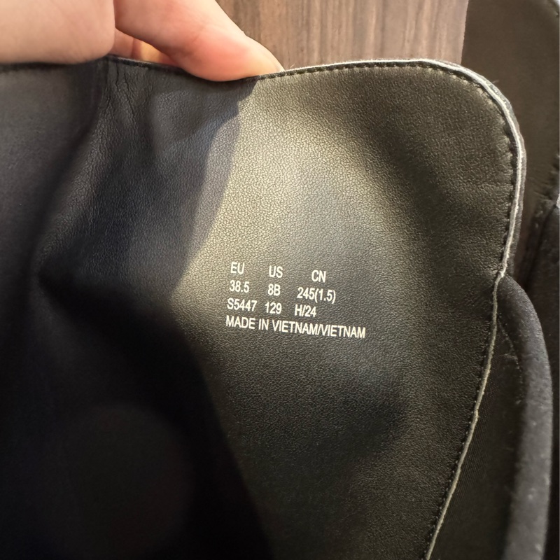 Stuart weitzman S5447 (US8黑色牛皮拼接彈力布過膝平底長靴 過膝靴 SW 美腿靴-9