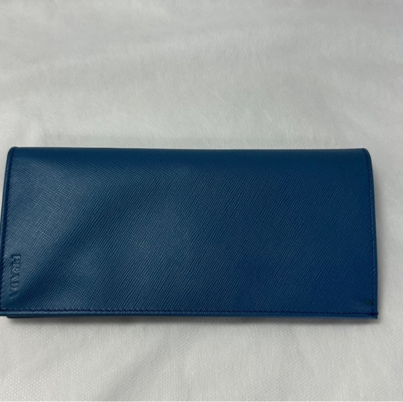 Prada 深藍長夾-8