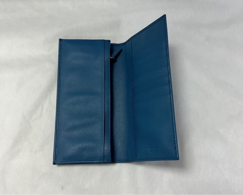 Prada 深藍長夾-12