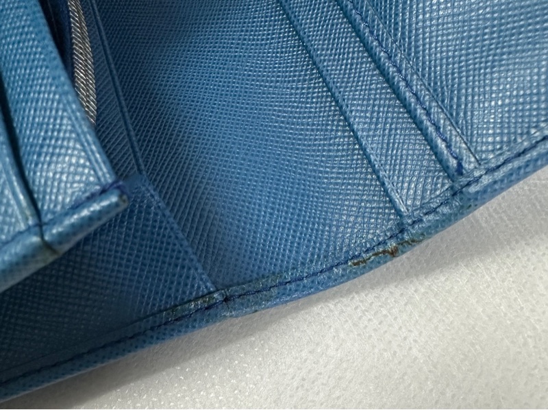 Prada 深藍長夾-13