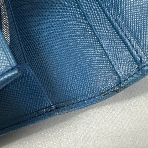 Prada 深藍長夾-14