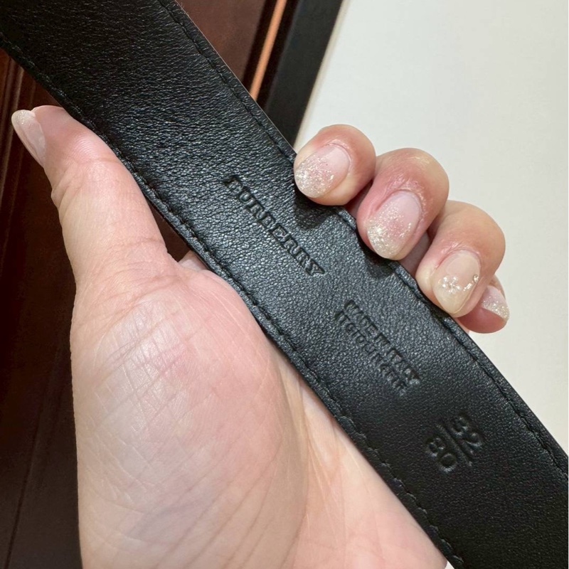 BURBERRY 經典格紋 皮帶 腰帶-23