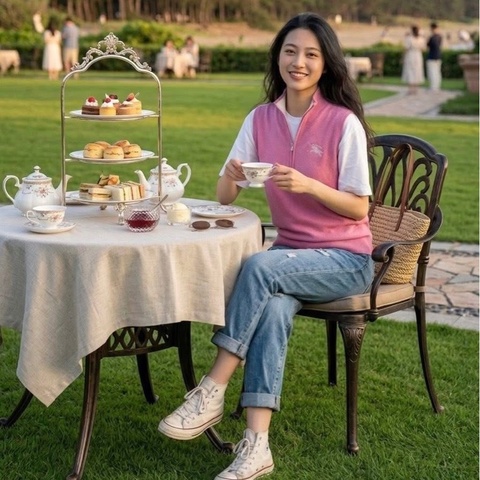 BURBERRY GOLF 大戰馬針織背心 粉