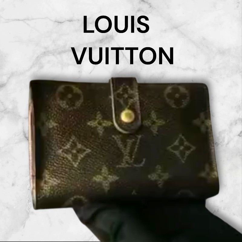 【🐴馬上下單最優惠】🧧限時降價至2/11（原$7800）㊣✨Louis Vuitton✨路易威登 LV 老花 中夾 口金 皮夾 錢包/二手精品/二手皮夾/保證正品🌳二手樹屋🌳-0