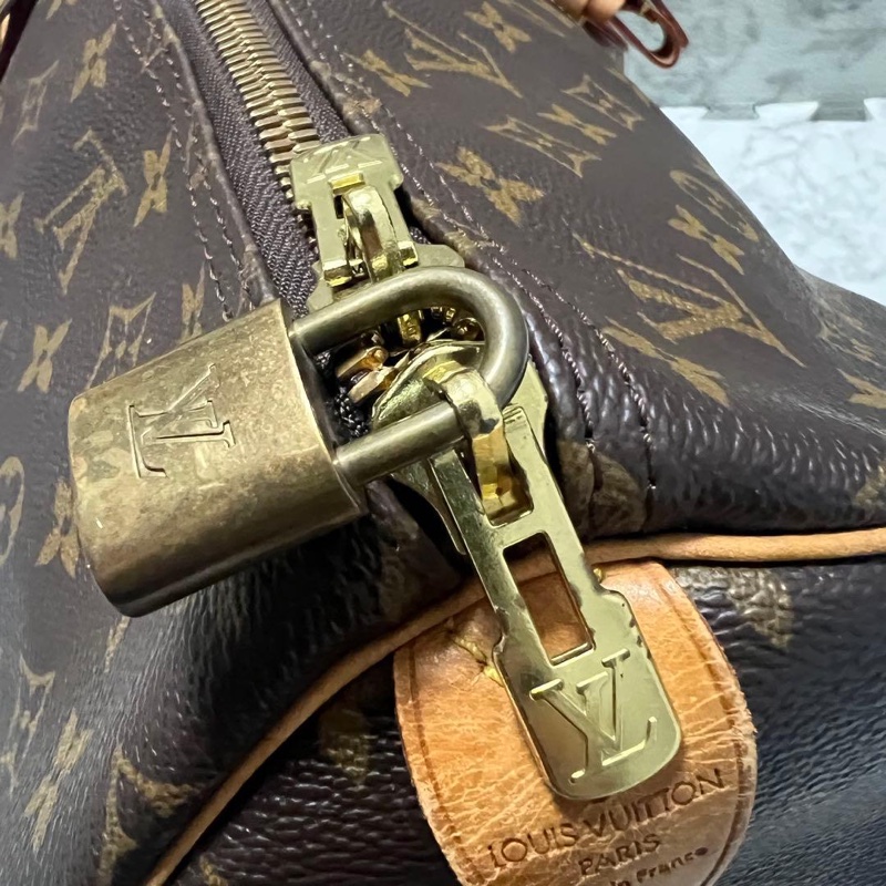 💝FuFu.Style ⟡.·* LV Keepall55 行李袋旅行包|隨身行李箱-26