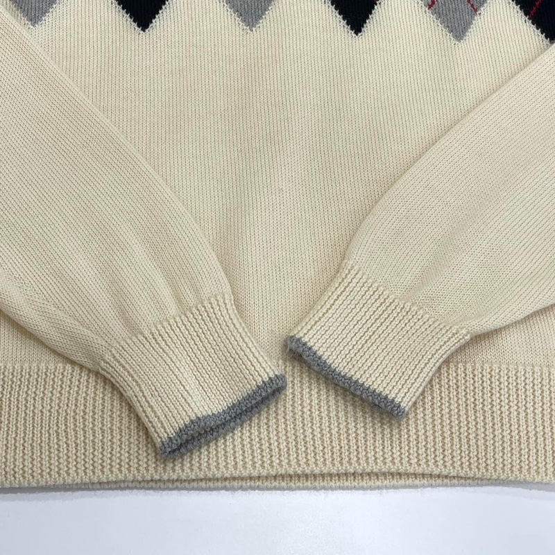 BURBERRY GOLF 格菱紋羊毛戰馬上衣-6