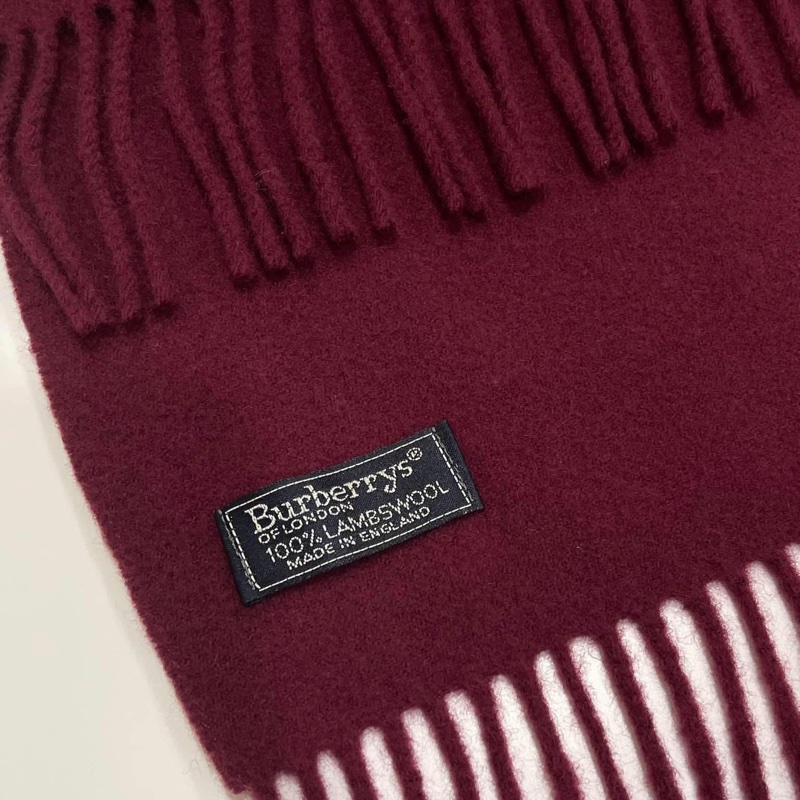 BURBERRYS 戰馬刺繡徽章羊毛圍巾-8