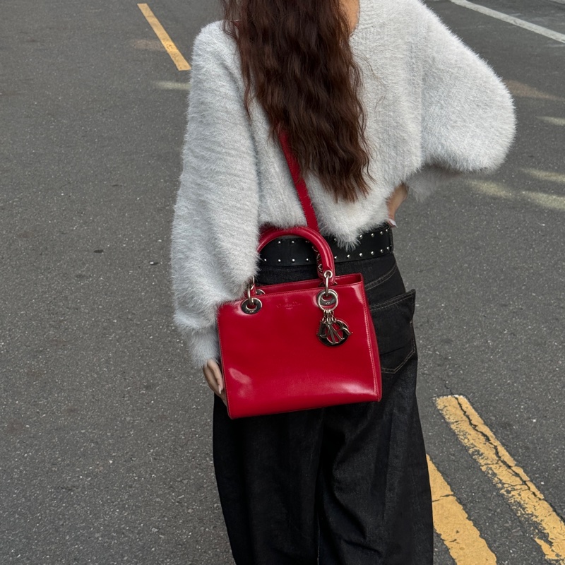 （極新🎁） Dior 黛妃包 LADY DIOR 斜背包（專櫃17.6萬）-30