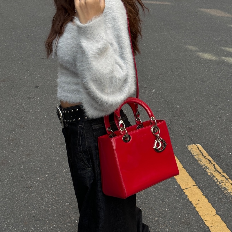 （極新🎁） Dior 黛妃包 LADY DIOR 斜背包（專櫃17.6萬）-35