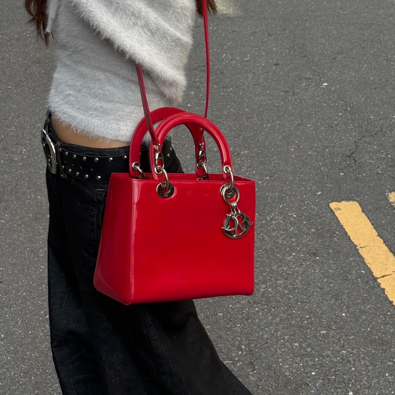 （極新🎁） Dior 黛妃包 LADY DIOR 斜背包（專櫃17.6萬）-36