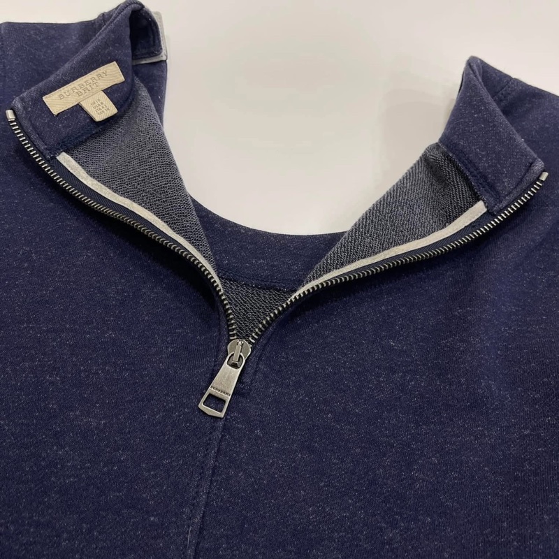 BURBERRY BRIT 肩釦格紋口袋洋裝-5