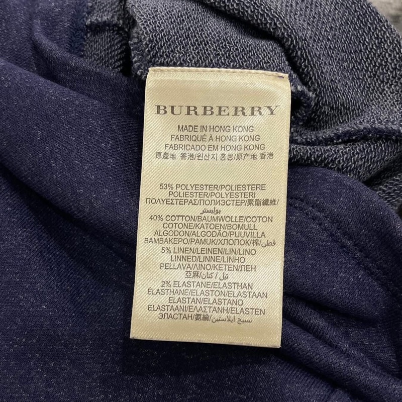 BURBERRY BRIT 肩釦格紋口袋洋裝-9
