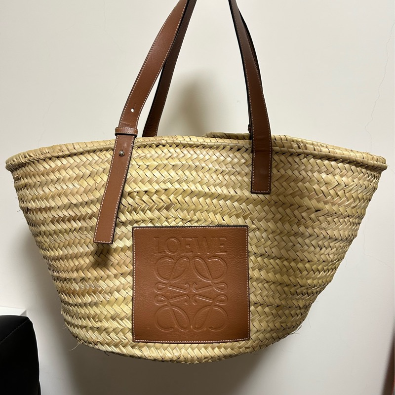 Loewe 竹編包 草編包 （中號）-1