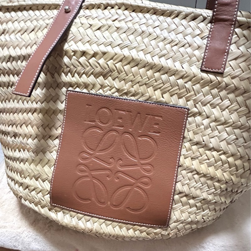 Loewe 竹編包 草編包 （中號）-7