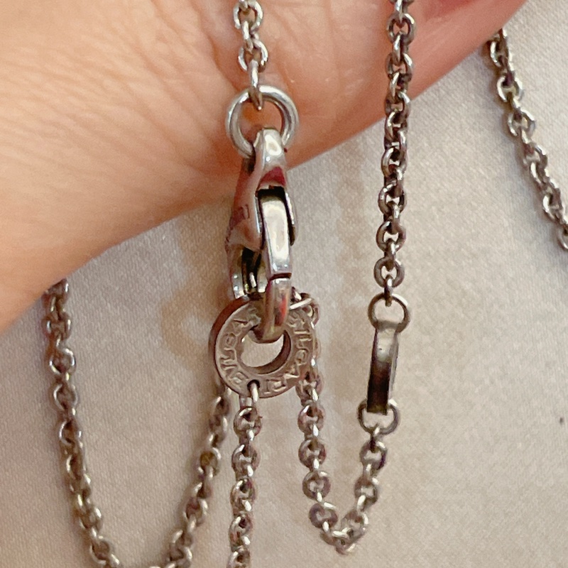 全配附保卡✨Bvlgari寶格麗慈善陶瓷項鍊save the children 純銀項墜鑲飾黑色陶瓷，純銀鍊帶-13